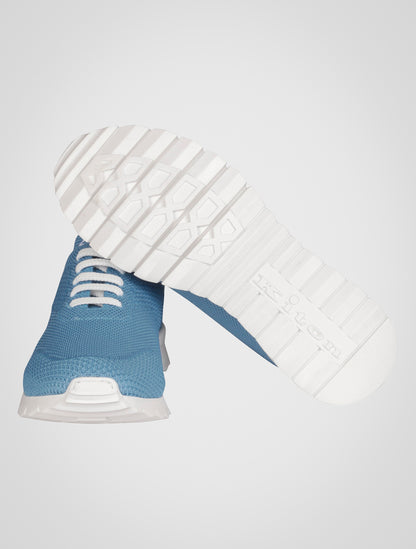 Zapatillas deportivas Kiton Light Blue Cotton Ea 