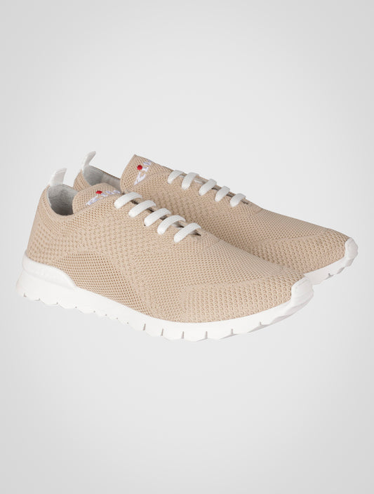Kiton Beige Bomuld Ea Sneakers FITS