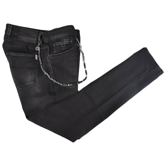 Tramarossa Jeans aus schwarzer Baumwolle