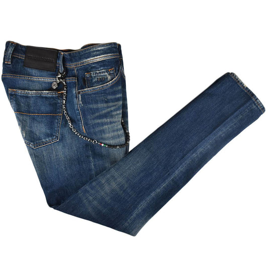 Tramarossa blauwe katoenen Ea-jeans