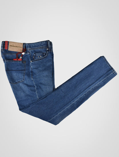 Tramarossa blauwe katoenen Pa Ea-jeans
