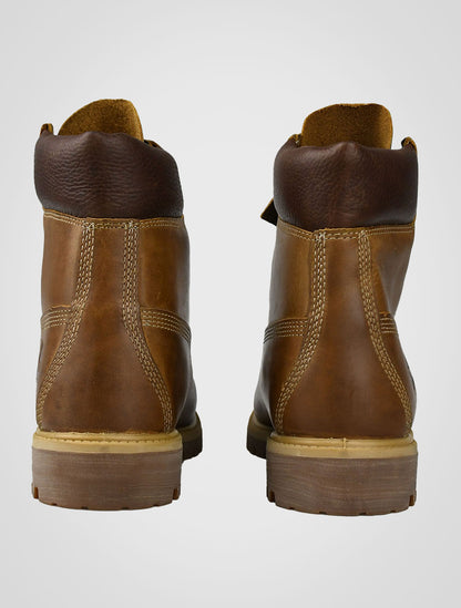 Timberland 牛巴革棕色靴子