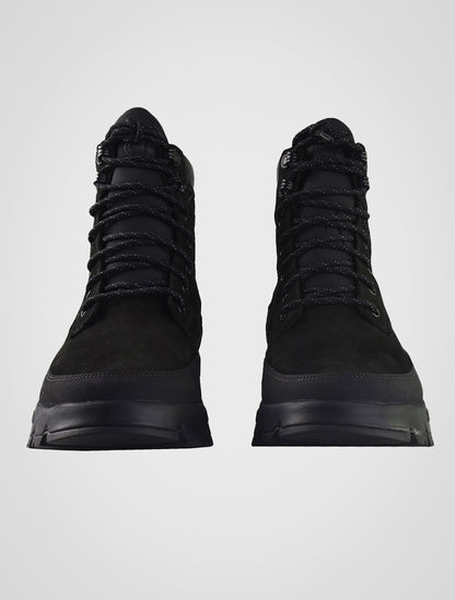 Timberland černá kožená nubuck boty