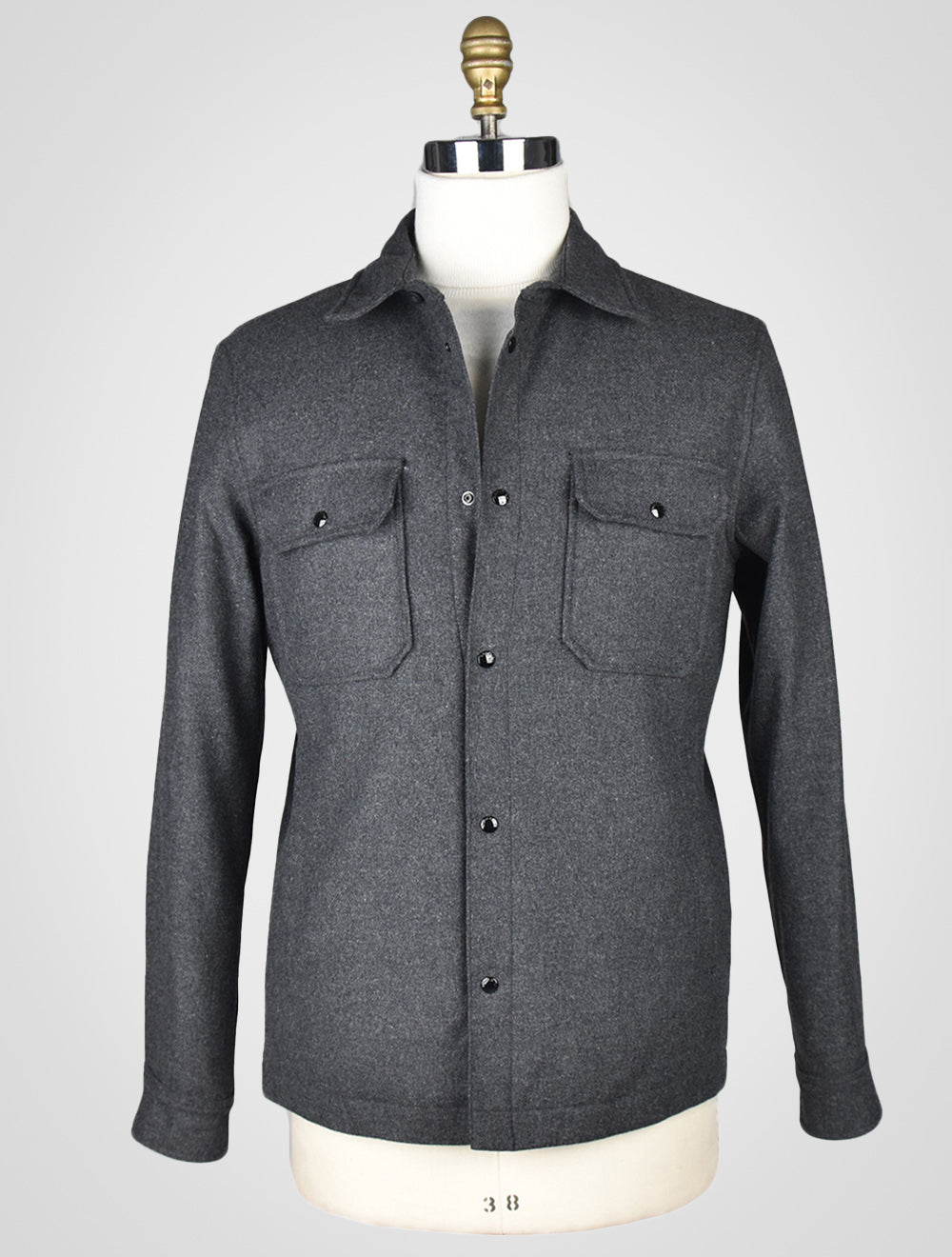 Woolrich Gray Wool Pl Pa Alaskan Wool Overshirt Coat – 2Men