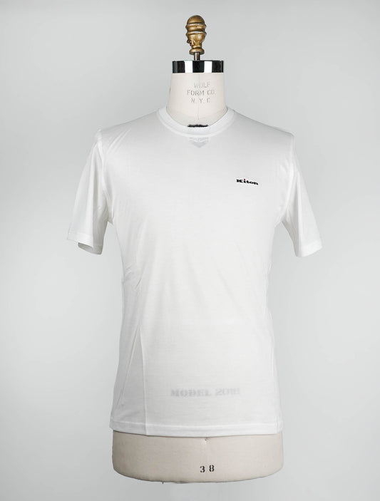 Kiton 白色棉质 T 恤