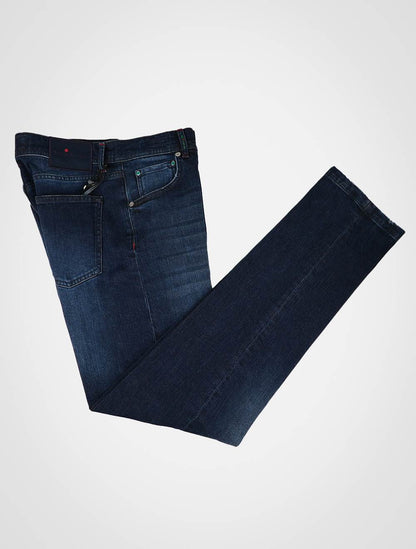 Kiton Blå Cotton Ea Jeans