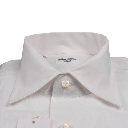 Cesare Attolini White Linen Shirt