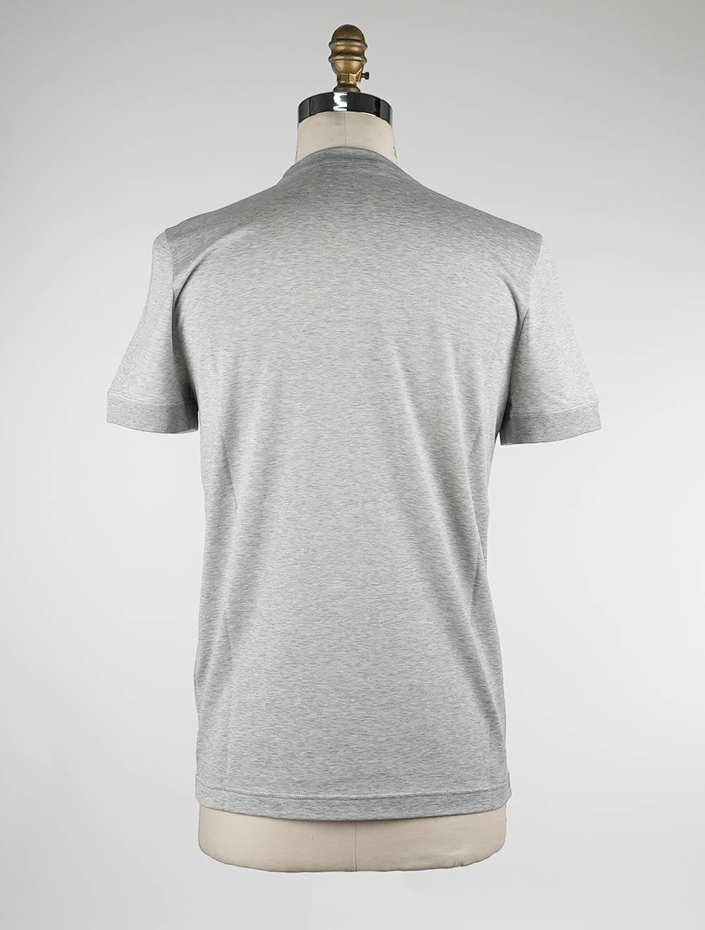KNT Kiton T-Shirt de algodão cinza