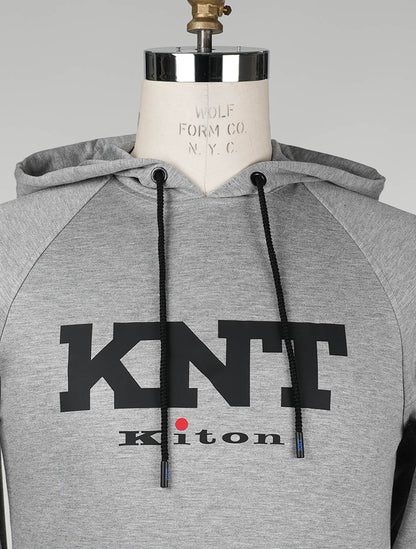 KNT Kiton Серый свитер из вискозы Ea