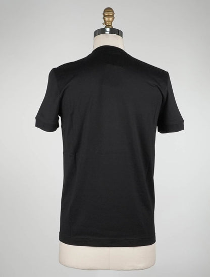 KNT Kiton 黑色棉质 T 恤特别版